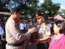 Puluhan Personel Polres Langkat Naik Pangkat 