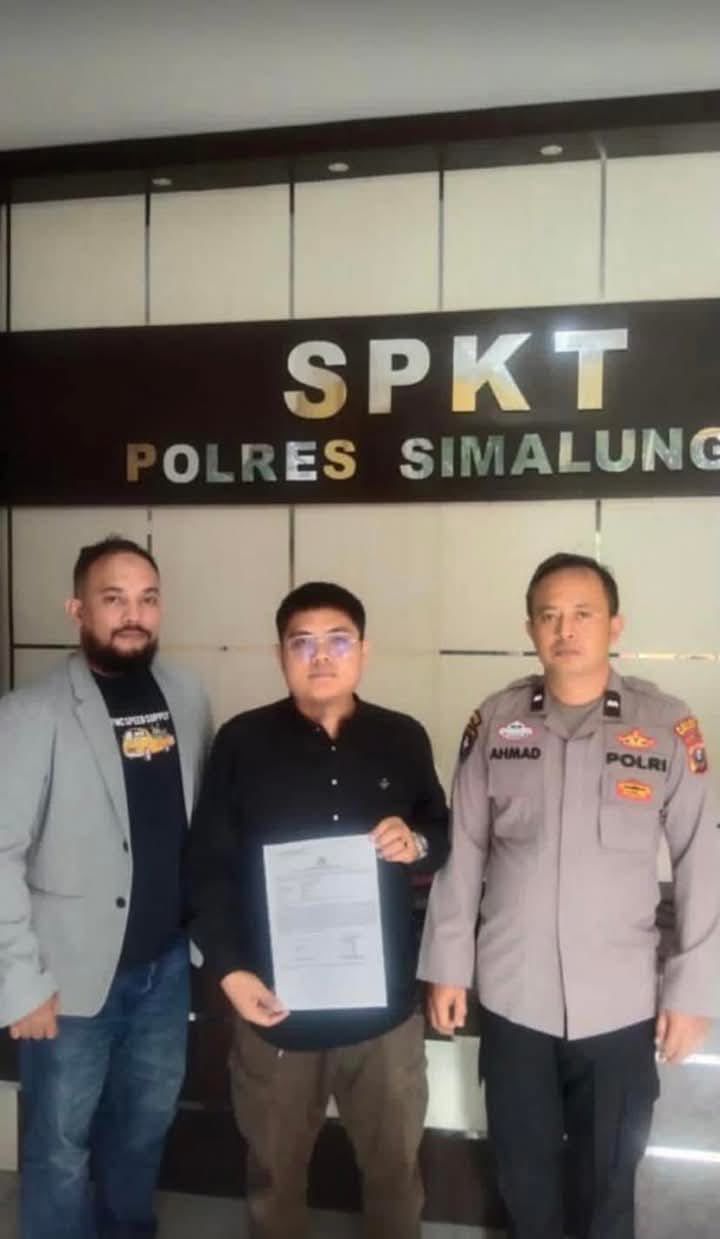 Dugaan Pencemaran Nama Baik, Dua Akun Facebook Dilaporkan Ke Polres Simalungun