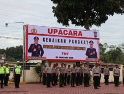 18 Personel Polres Humbahas Naik Pangkat