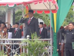 Upacara Hari Amal Bakti Di Asrama Haji Aceh