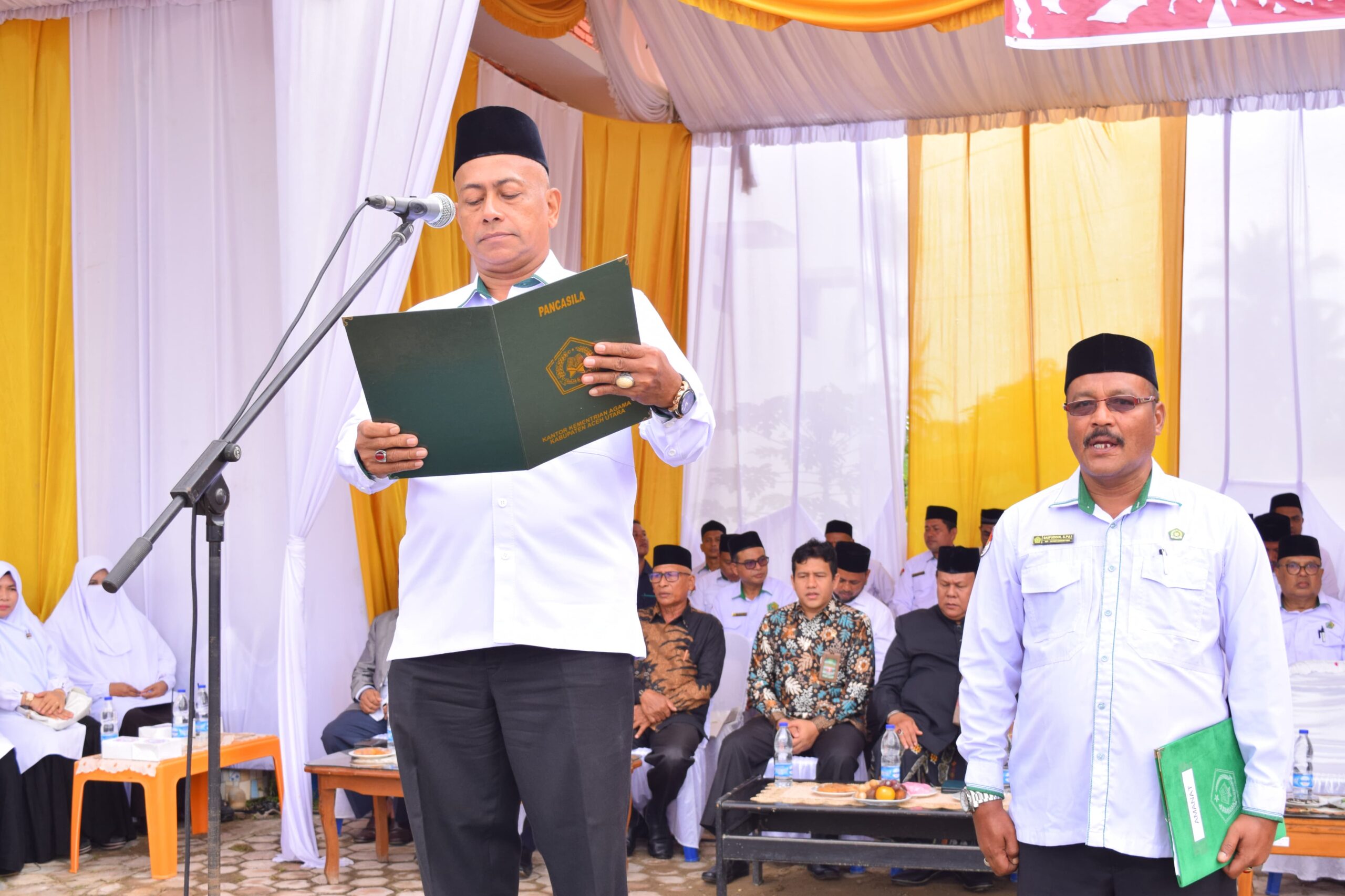 Upacara Hari Amal Bakti Ke-79 Kemenag di Aceh Utara Berlangsung Khidmat