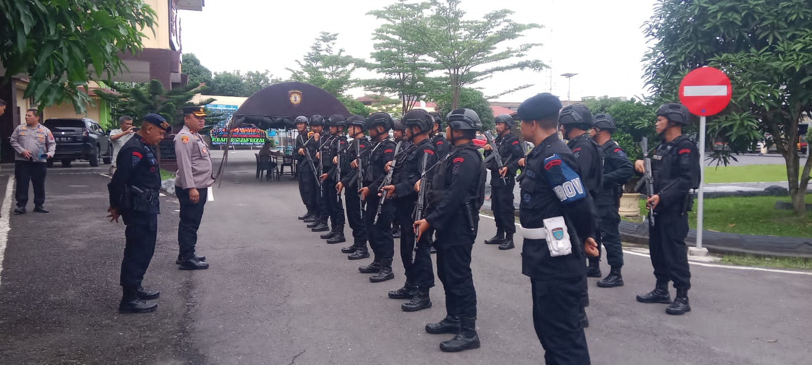 Usai Amankan Nataru Di Batubara, 31 Anggota Brimob Kembali Ke Kesatuan