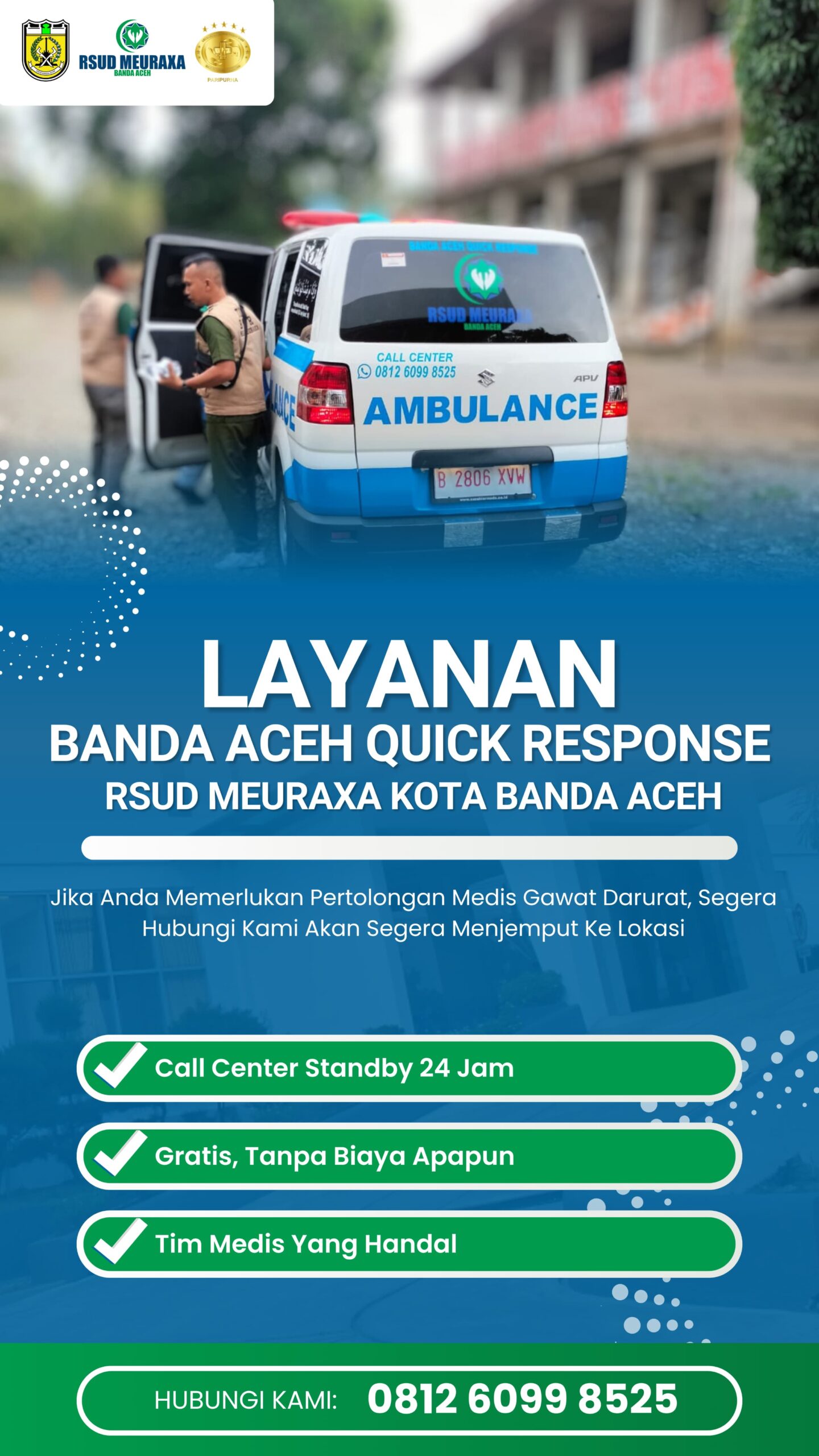 RSUD Meuraxa Buka Layanan Quick Response, Ini Kelebihannya