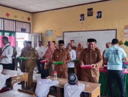 Peluncuran Makanan Bergizi Gratis Di SD Negeri 1 Bambel Dihadiri Pejabat Setempat