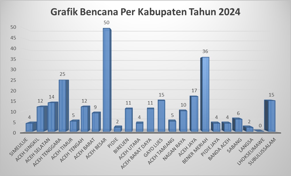 Tahun 2024 Aceh Dilanda 273 Bencana, Kerugian Capai Ratusan Miliar