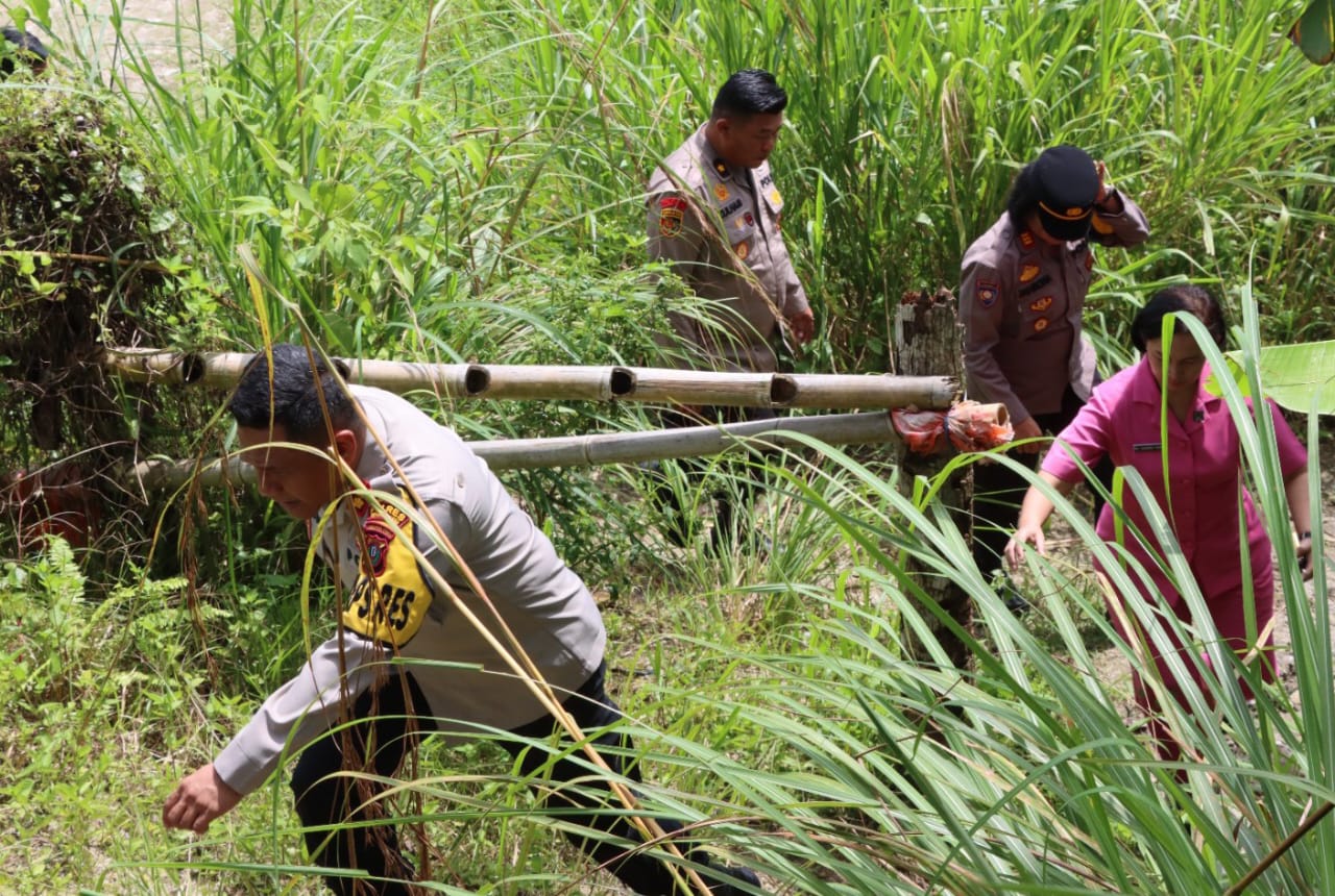 Kapolres Pematangsiantar Tinjau Persiapan Lahan Penanaman Jagung Serentak