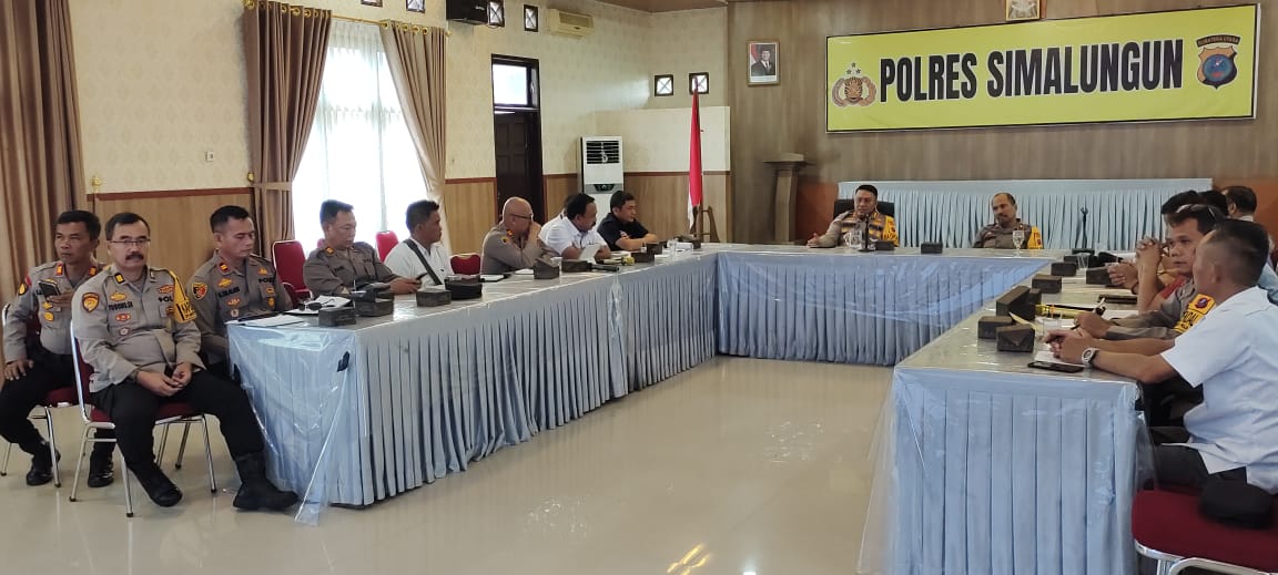 Kapolres Simalungun Pimpin Rakor Pembahasan Lahan Tumpang Sari Jagung