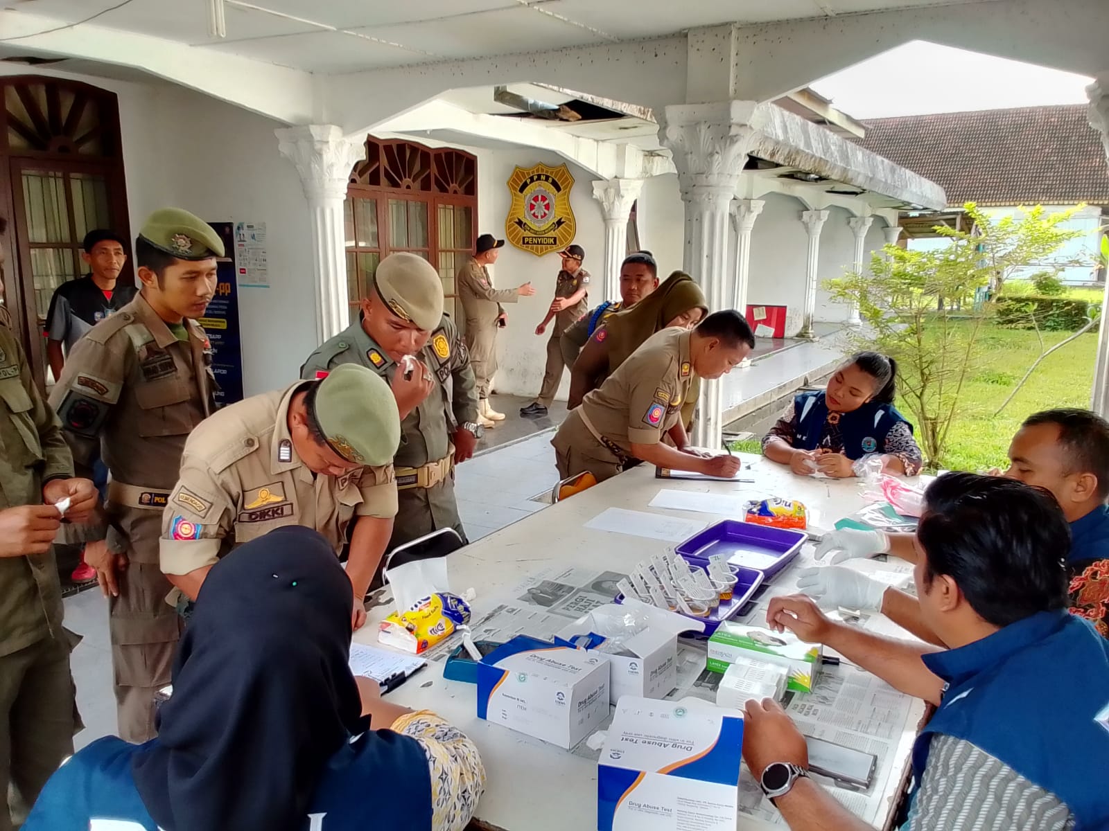 Delapan Personel Satpol PP Deliserdang Tes Urine Susulan, Hasil Negatif