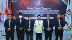 KPU Labura Tetapkan Hendri - Samsul Pemenang Pilkada 2024