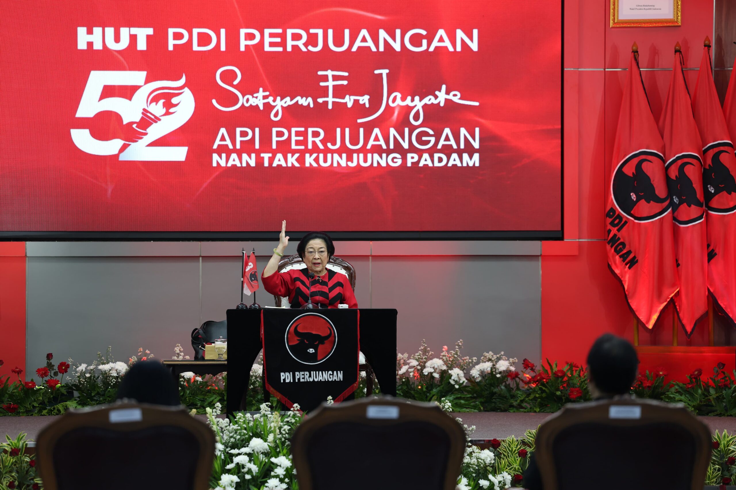 Di HUT Ke 52 PDI Perjuangan Mega Ucapkan Terimakasih Ke Presiden Prabowo Dan Momentum Rekonsiliasi Nasional