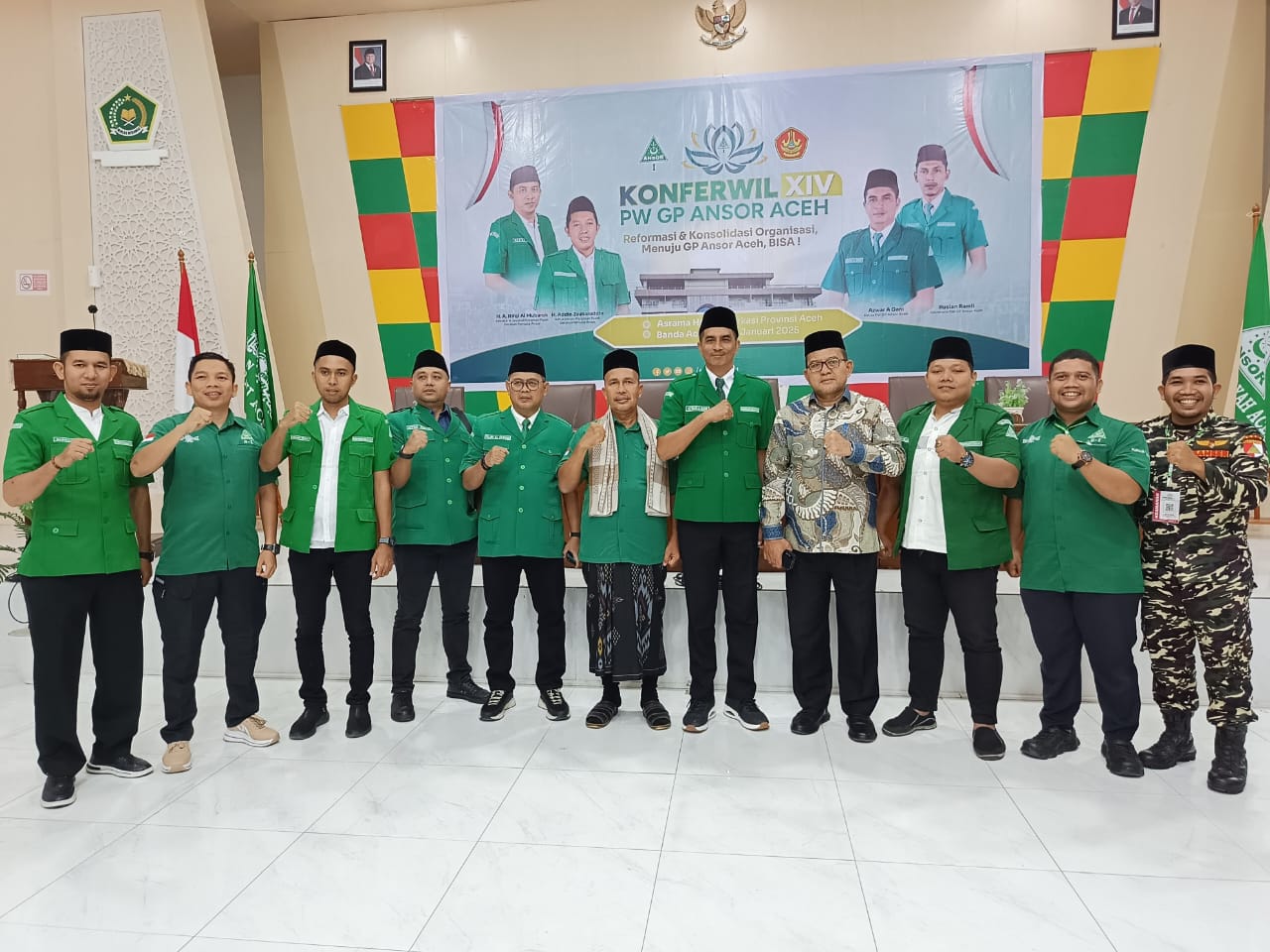 Azwar A Gani Pimpin PW GP Ansor Aceh Dua Periode