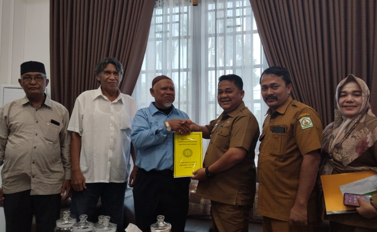 Pengurus MPD Aceh Tamiang Serahkan Rekomendasi Ke Pj Bupati