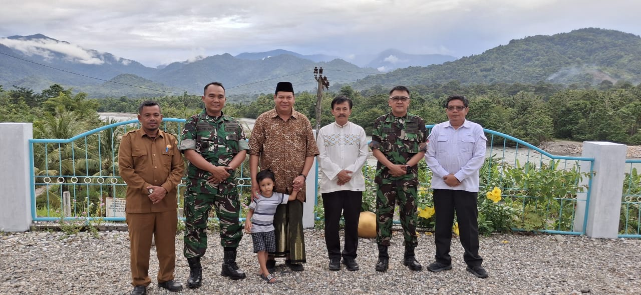 Tinjau Opslah Di Abdya, Kolonel Inf Teddy Kunjungi Puskiyai Aceh