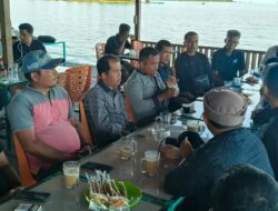 Dandim Baru Simeulue, Qomarus Zaman Ngopi Bareng Wartawan