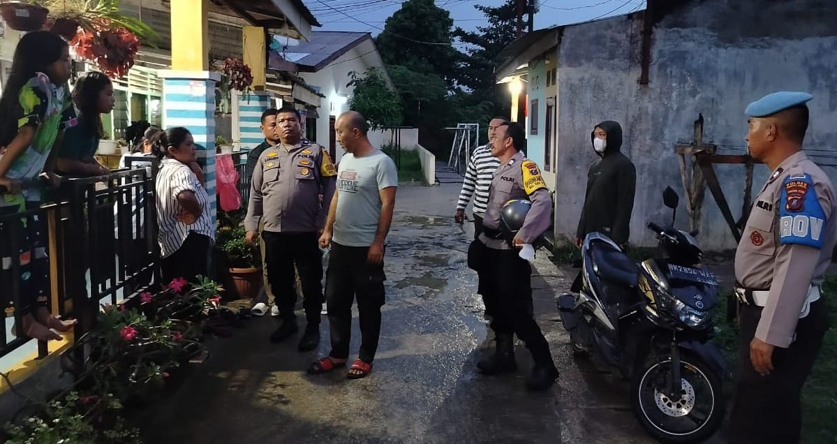 Polres P. Siantar Back Up Poldasu Gerebek Kampung Bajigur