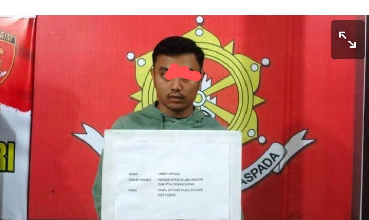 Gelapkan Uang Hasil COD, Kurir Paket Diringkus Polres Dairi