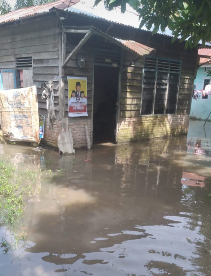 Banjir Meluas Landa Batubara, Posko Kesehatan Belum Ada