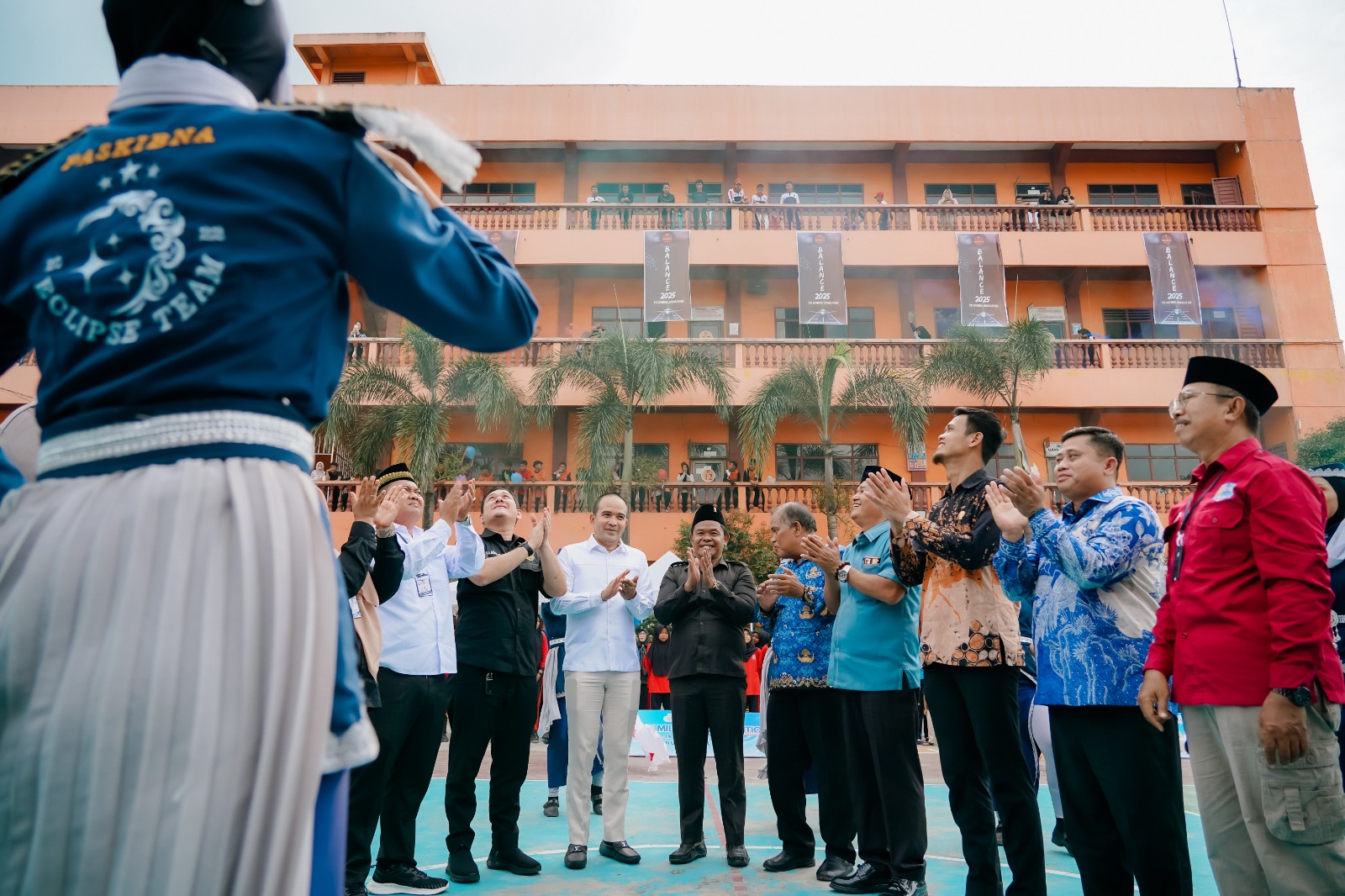 Pimpinan Dan DPRD Deliserdang Dapil II Kompak Hadiri Lomba Paskibra Tingkat Provinsi