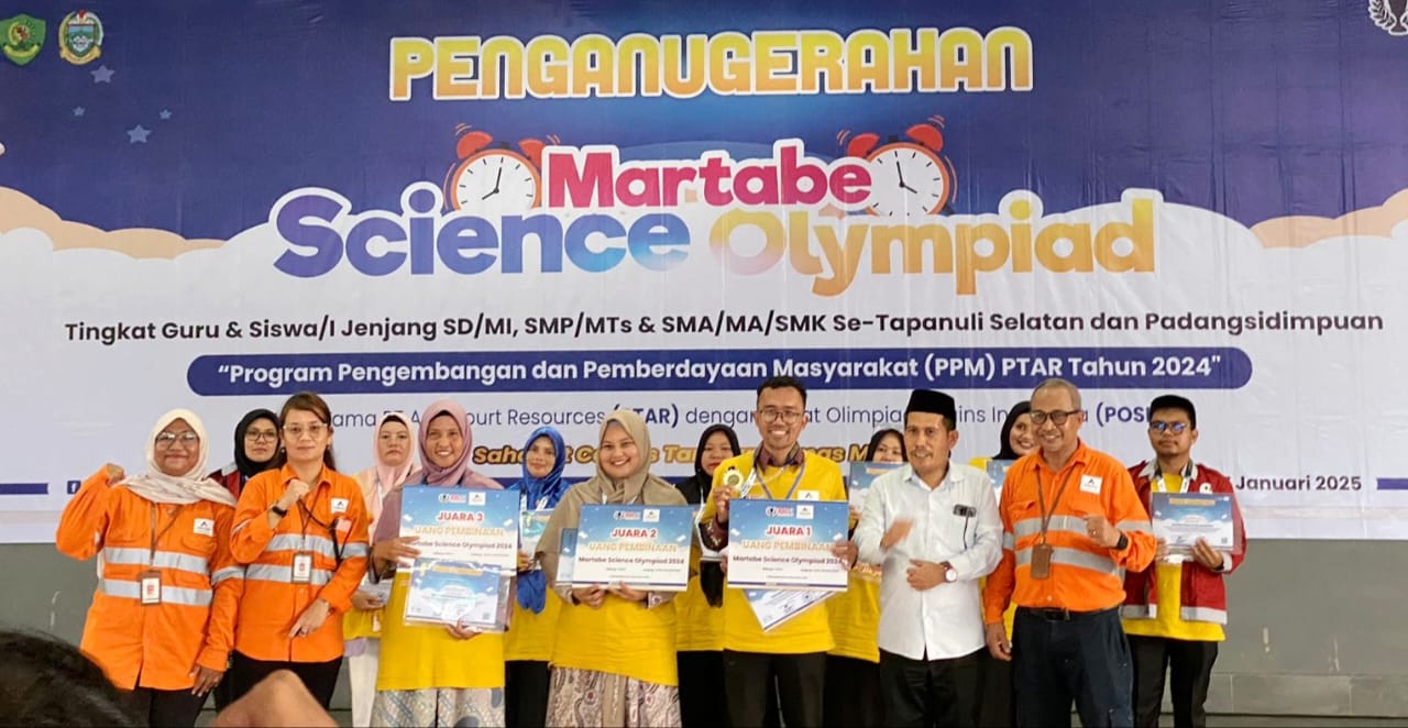 MAN IC Tapsel, Panen Medali Kompetisi Martabe Science Olympiad 2024