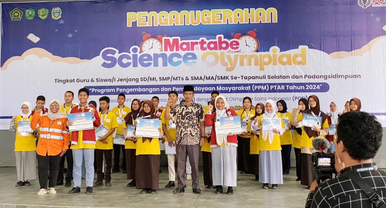 MAN IC Tapsel, Panen Medali Kompetisi Martabe Science Olympiad 2024