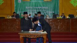 DPRK Aceh Tamiang Gelar Paripurna Penetapan Bupati dan Wakil Bupati Terpilih