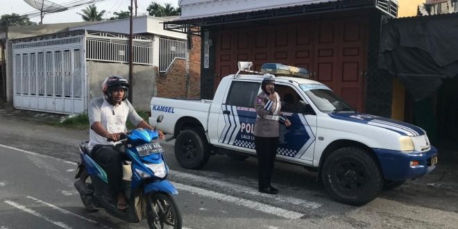 Gugah Kesadaran Tertib Lalulintas, Satlantas Polres Agara Gelar Penling