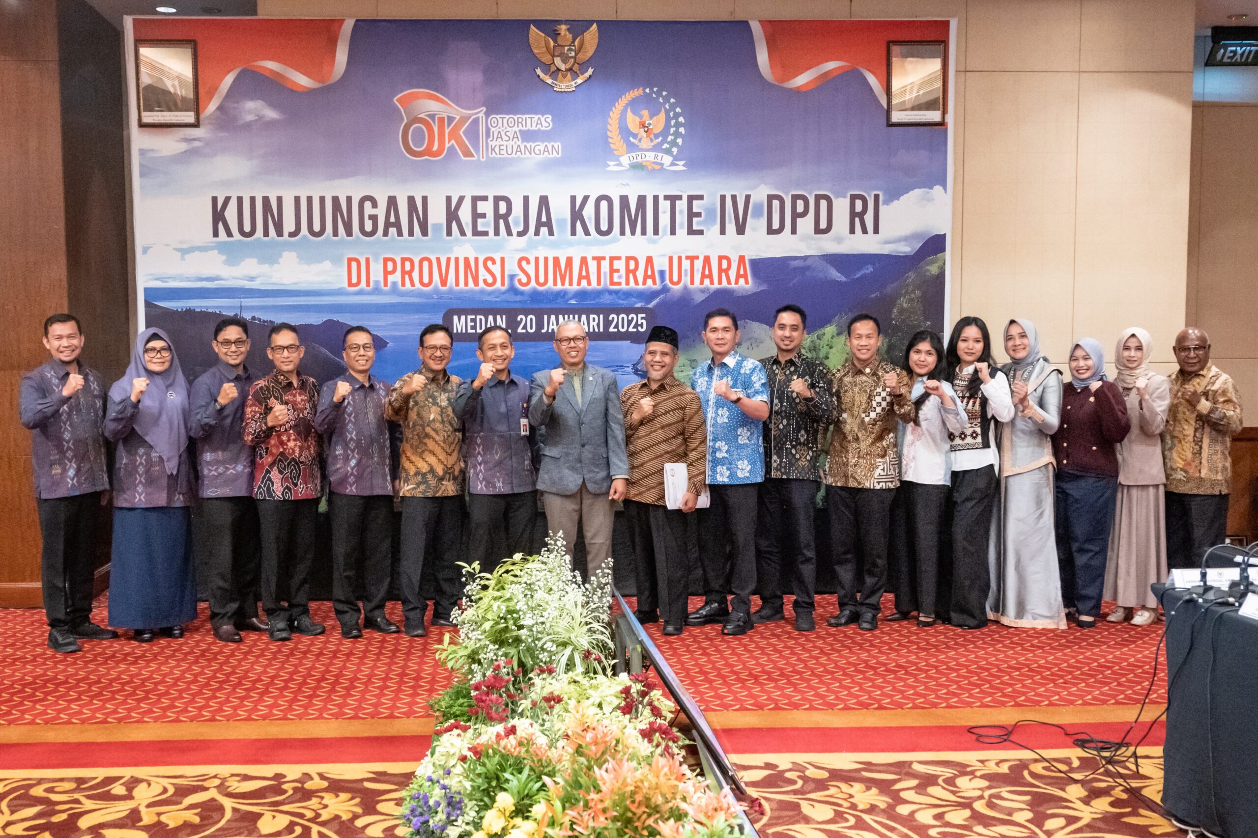 OJK Sumut Terima Kunjungan Kerja Komite IV DPD RI