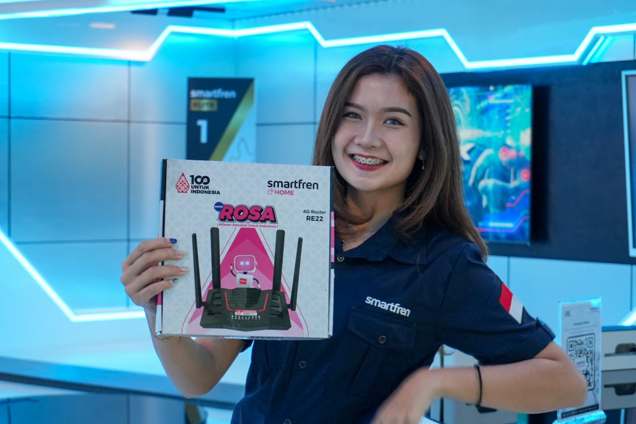 Smartfren Luncurkan Router Sahabat (ROSA) Berteknologi CAT6