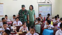 Korem 022/PT Gelar Makan Sehat Bergizi Di SD Negeri 095205 Parbalogan Simalungun