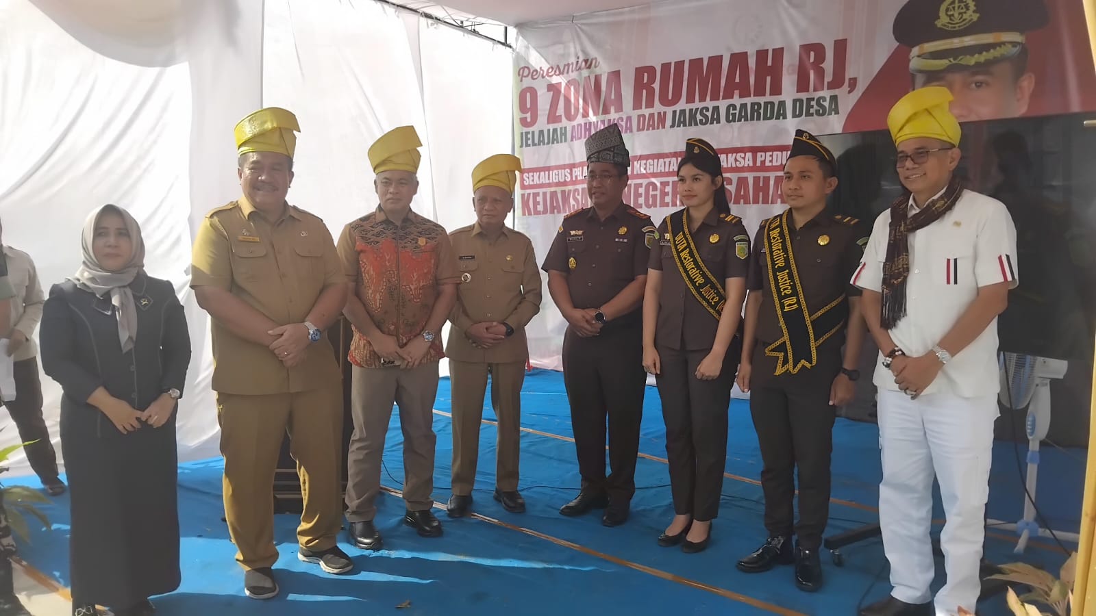 Pemerataan Hukum, Kejari Asahan Launching 9 Zona Rumah RJ