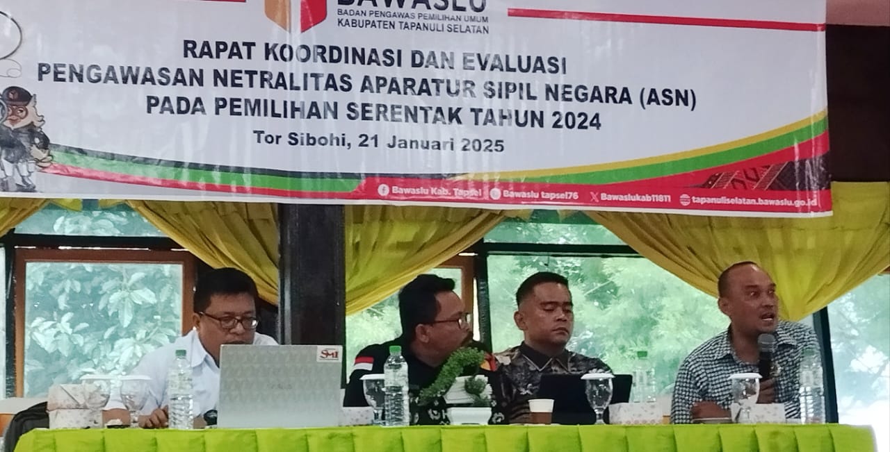 Bawaslu Tapsel Dan Stake Holder Bahas Netralitas ASN Di Pilkada 2024