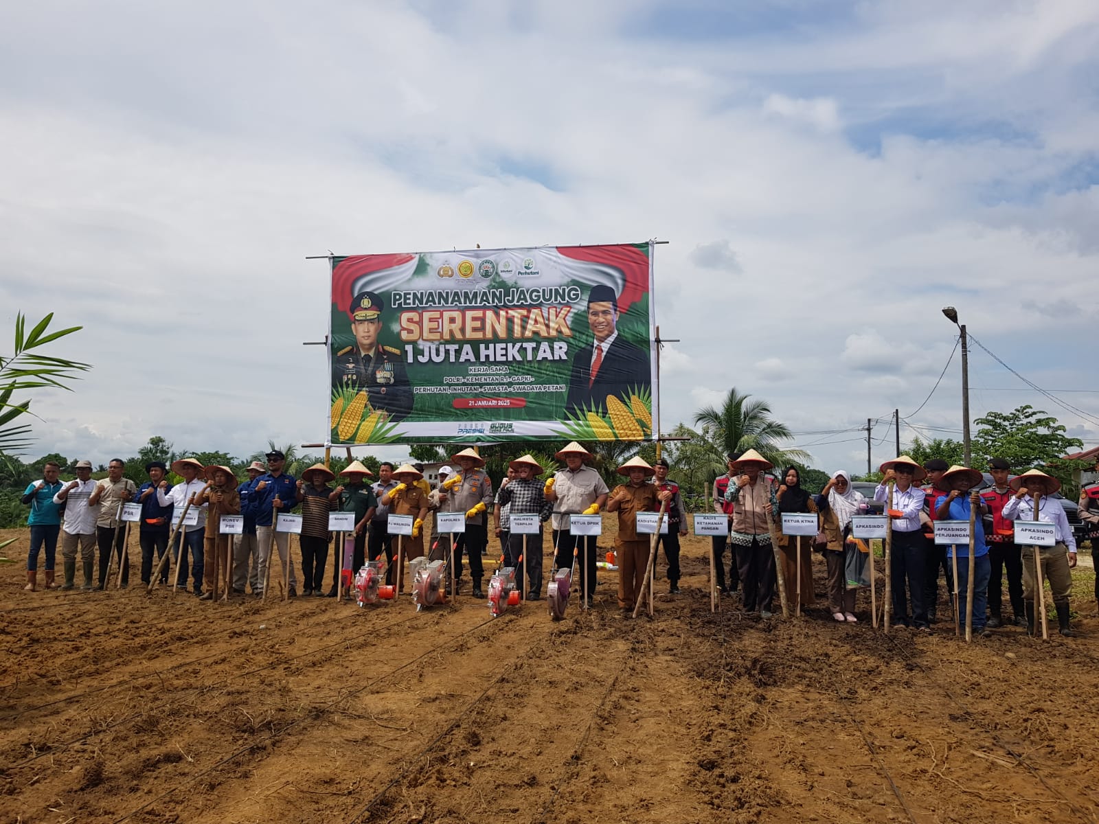 Peluncuran Program Tanam Jagung Serentak Di Subulussalam