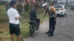 Resahkan Warga, Sat Lantas Polres Simalungun Tindak Pengguna Knalpot Brong