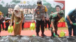 Wujud Sinergitas, Dukungan Polda Sumut Untuk Program Penanaman Jagung Serentak