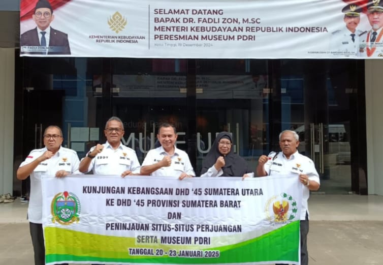 DHD 45 Sumut Napaktilasi Jejak Situs PDRI Ke Sumbar