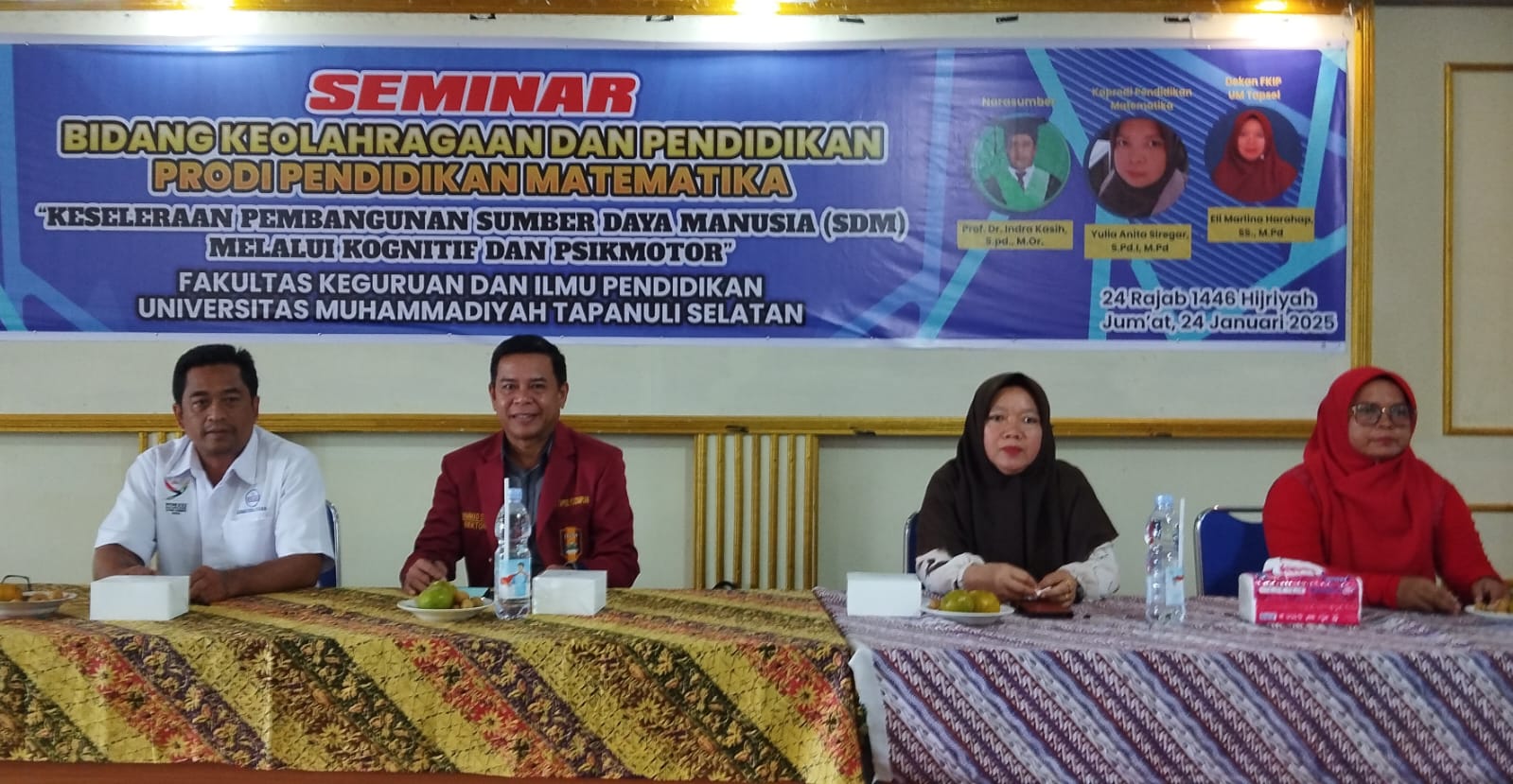 FKIP UM Tapsel Gelar Seminar Olahraga Dan Pendidikan Matematika