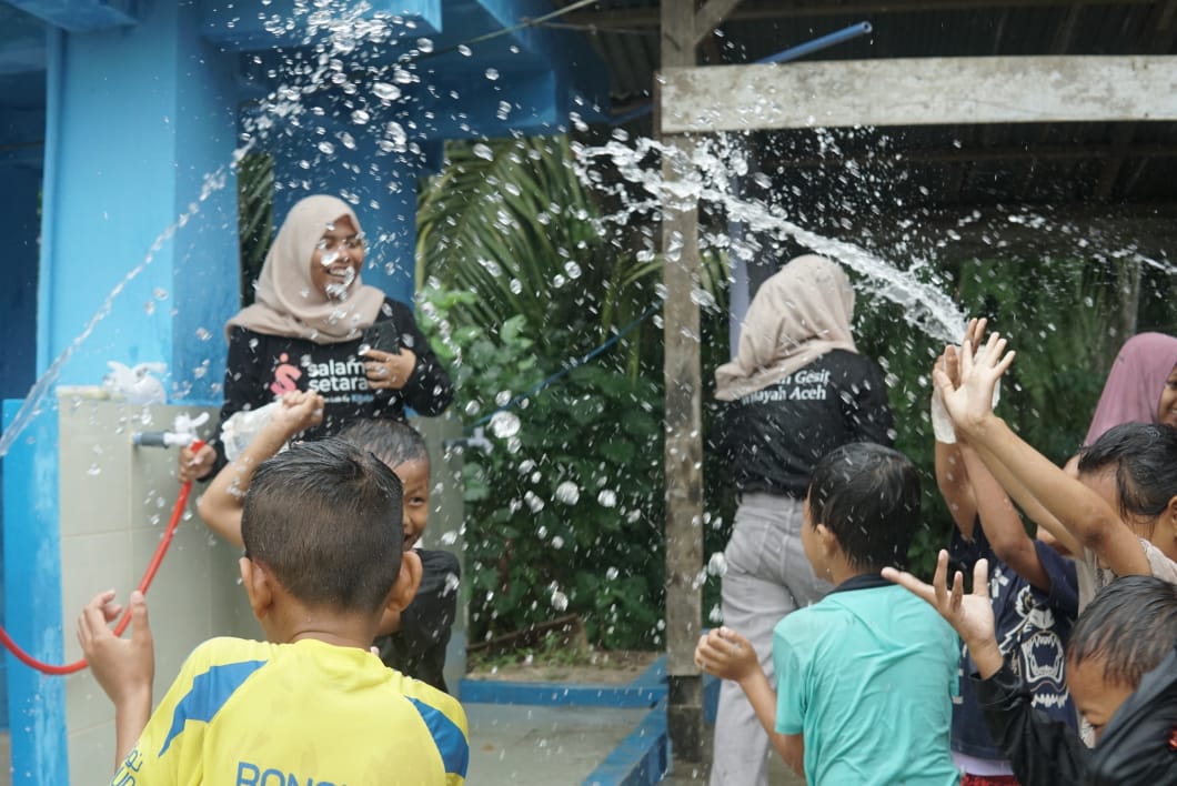 Water Guardian Bersama Relawan Gesit Bantu Sumur Bor Di Sukajadi Makmur Langsa