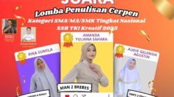 TKI Kreatif Sukses Gelar Lomba Cerpen dan Puisi Bertaraf Nasional, Ini Pemenangnya