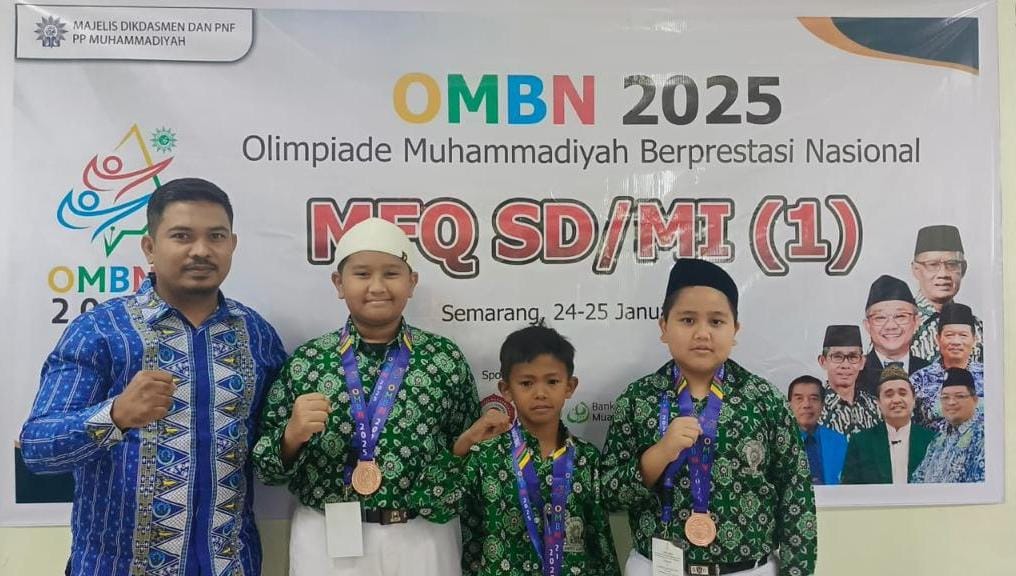 9 Siswa SD 2 Muhammadiyah Langsa Ukir Prestasi Di OMBN Semarang