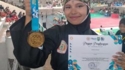 Dua Siswi SMPN Di Sergai Juara Pencak Silat