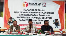 Bawaslu Tapsel Bahas Peran Media Kawal Demokrasi Dalam Pilkada 2024