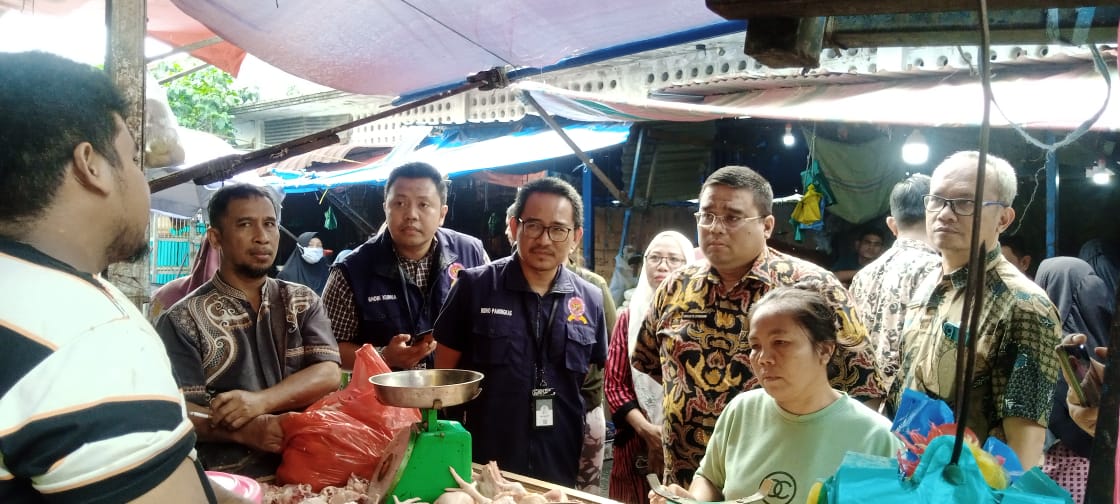 KPPU Bersama Disperindag Sidak Pasar Tradisional Medan