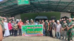 Jumat Berkah Ke-70, Koramil 08 Barumun Berbagi Bersama Jamaah Masjid An Nur Desa Sangkilon