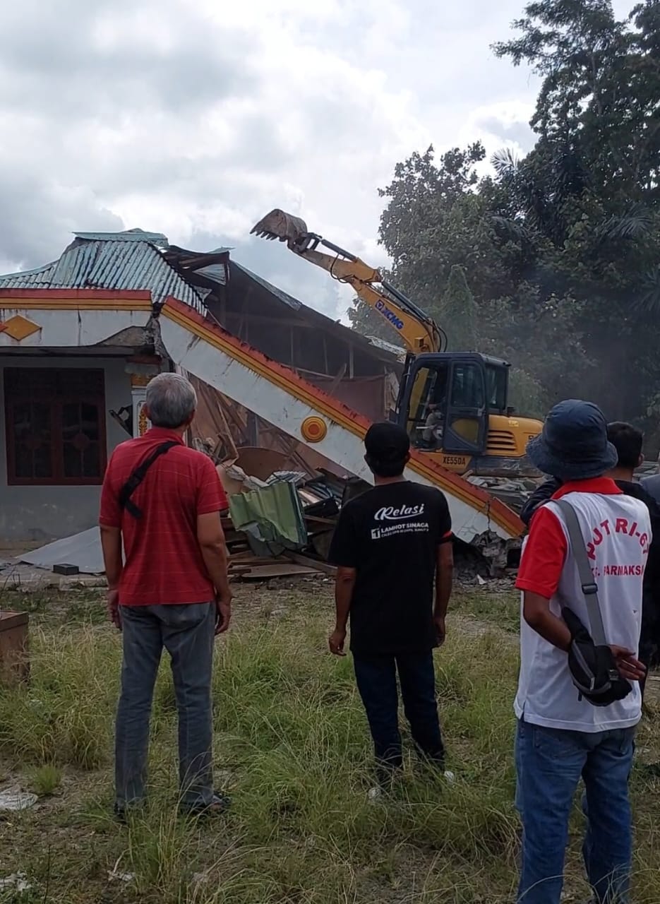 Ditolak Tergugat, PN Balige Tetap Ekseskusi Rumah Dan Lahan Di Pintu Pohan Meranti