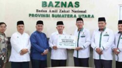 Baznas Sumut Terima Infak Kemanusiaan Palestina Dari Baznas Deliserdang