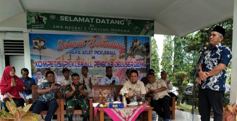 Kabid SMA Disdik Sumut Nilai Pickleball Pengcab Deliserdang Jaring Siswa Berbakat