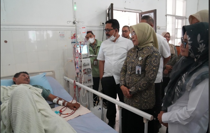 Wali Kota Siantar Dan Direktur Pelayanan BPJS Kesehatan Tinjau Layanan Unggulan RSUD dr. Djasamen Saragih