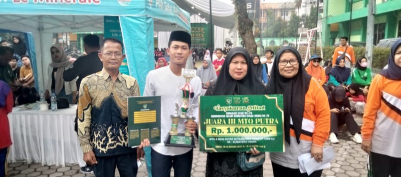 Santri Yayasan Ulumul Qur'an Raih Juara 3 MTQ Tingkat Provinsi Milad UISU