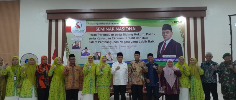 Wakil Menteri Agama Buka Seminar Nasional Dan Milad V Fahmi Ummi