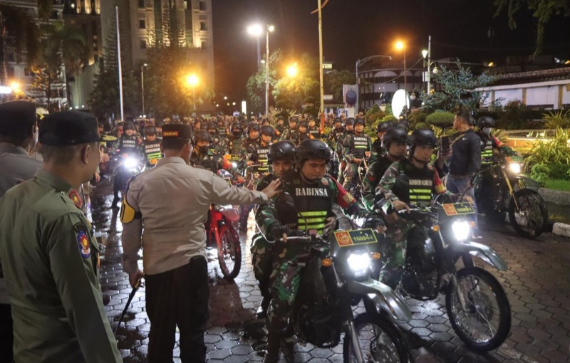 Patroli Skala Besar Sukses Amankan Malam Tahun Baru Imlek Di Medan